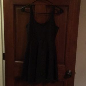 Black skater dress